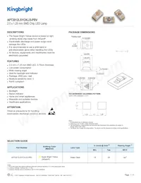 APT2012LSYCK/J3-PRV Datasheet Cover