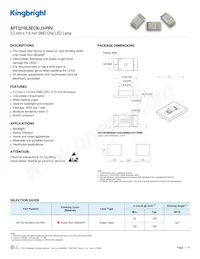 APT3216LSECK/J3-PRV 데이터 시트 표지