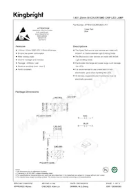 APTB1612SURKQBDC-F01 Datasheet Copertura