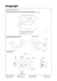 APTB1612SURKQBDC-F01 Datasheet Pagina 5