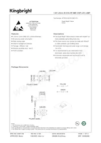 APTB1612SYKCGKC-F01 Datasheet Copertura