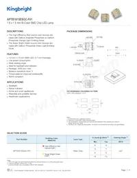 APTB1615ESGC-F01 Datasheet Cover