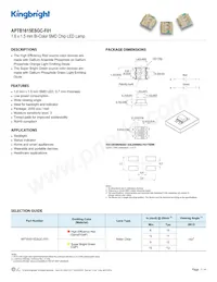 APTB1615ESGC-F01數據表 封面