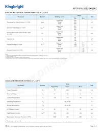 APTF1616LSEEZGKQBKC Datasheet Page 2