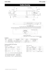 CXA-0463 Datasheet Page 2