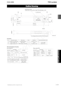 CXA-0496 Datasheet Page 2