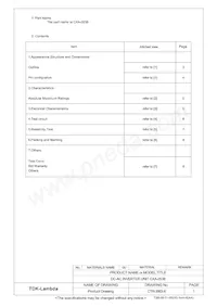 CXA-0538 Datasheet Page 2