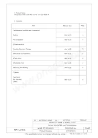 CXA-0538-A Datasheet Page 3