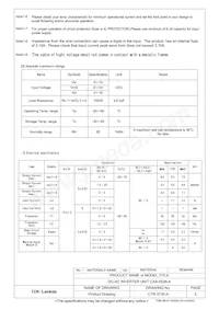 CXA-0538-A Datasheet Page 6