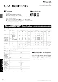 CXA-46012PJ107 Datasheet Copertura