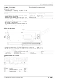 CXA-L0605-VJL Datasheet Cover