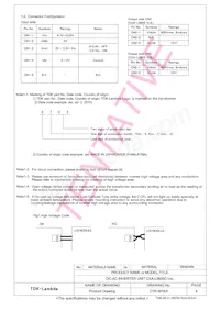 CXA-L0605C-VSL Datasheet Pagina 5
