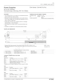 CXA-M1212-RJL Datasheet Cover