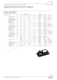 CXA-P10M-P Datasheet Page 4