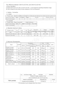 CXA-P1212D-WJL Datasheet Pagina 2