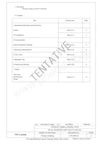 CXA-P1212E-WJL Datasheet Pagina 3