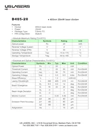 D405-20數據表 封面