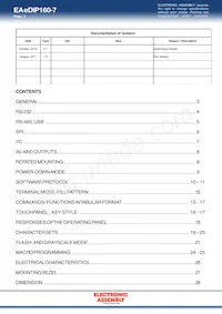 EA EDIP160W-7LWTP Datasheet Page 2