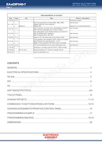 EA EDIP240B-7LW Datasheet Page 2