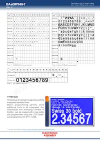 EA EDIP240B-7LW 데이터 시트 페이지 12