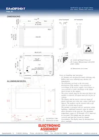 EA EDIP240B-7LW Datasheet Page 20