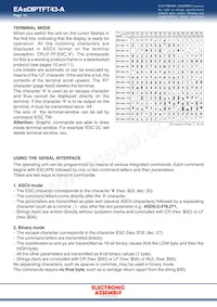 EA EDIPTFT43-A Datasheet Pagina 12