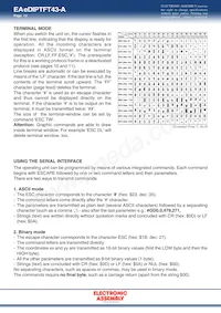 EA EDIPTFT43-A Datasheet Page 12