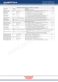 EA EDIPTFT43-A Datasheet Page 14