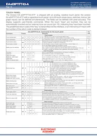 EA EDIPTFT43-A Datasheet Pagina 18