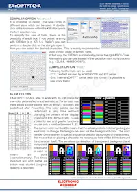 EA EDIPTFT43-A Datasheet Pagina 22