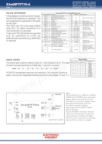 EA EDIPTFT70-A Datasheet Pagina 4