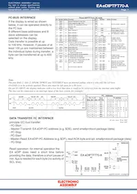 EA EDIPTFT70-A Datasheet Pagina 7