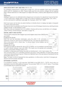 EA EDIPTFT70-A Datasheet Pagina 8