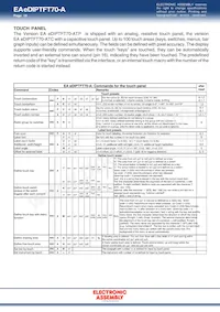 EA EDIPTFT70-A Datasheet Pagina 18