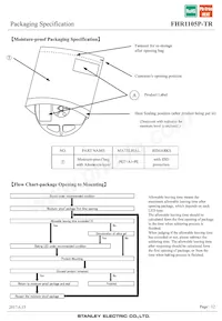 FHR1105P-TR Datasheet Pagina 12