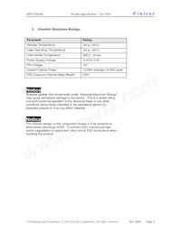 HFD7180-001 Datasheet Pagina 2