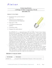 HFE4082-321 Datasheet Cover