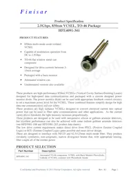 HFE4091-341 Datasheet Copertura