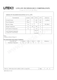 HSDL-4261-A01 Datasheet Pagina 3