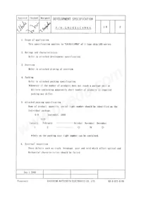 LNJ651C4WRA Datasheet Page 2