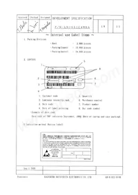 LNJ651C4WRA Datasheet Page 11