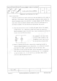 LNJ651C4WRA Datasheet Page 17