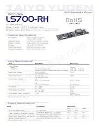 LS700-RH Datasheet Cover