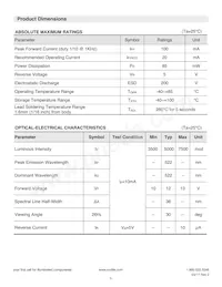 LTH3MM12VFR4500 Datasheet Page 3