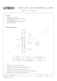 LTL-10233W Datasheet Cover