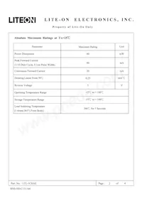 LTL-1CHAE Datenblatt Seite 2