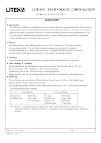 LTL-1CHEE Datasheet Pagina 5