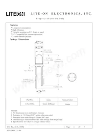 LTL-1CHG Datasheet Cover