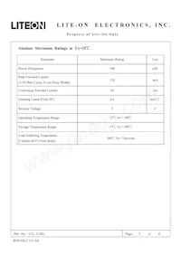 LTL-1CHG Datasheet Page 2