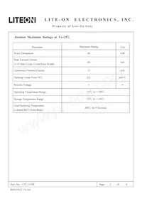 LTL-1CHP Datasheet Page 2